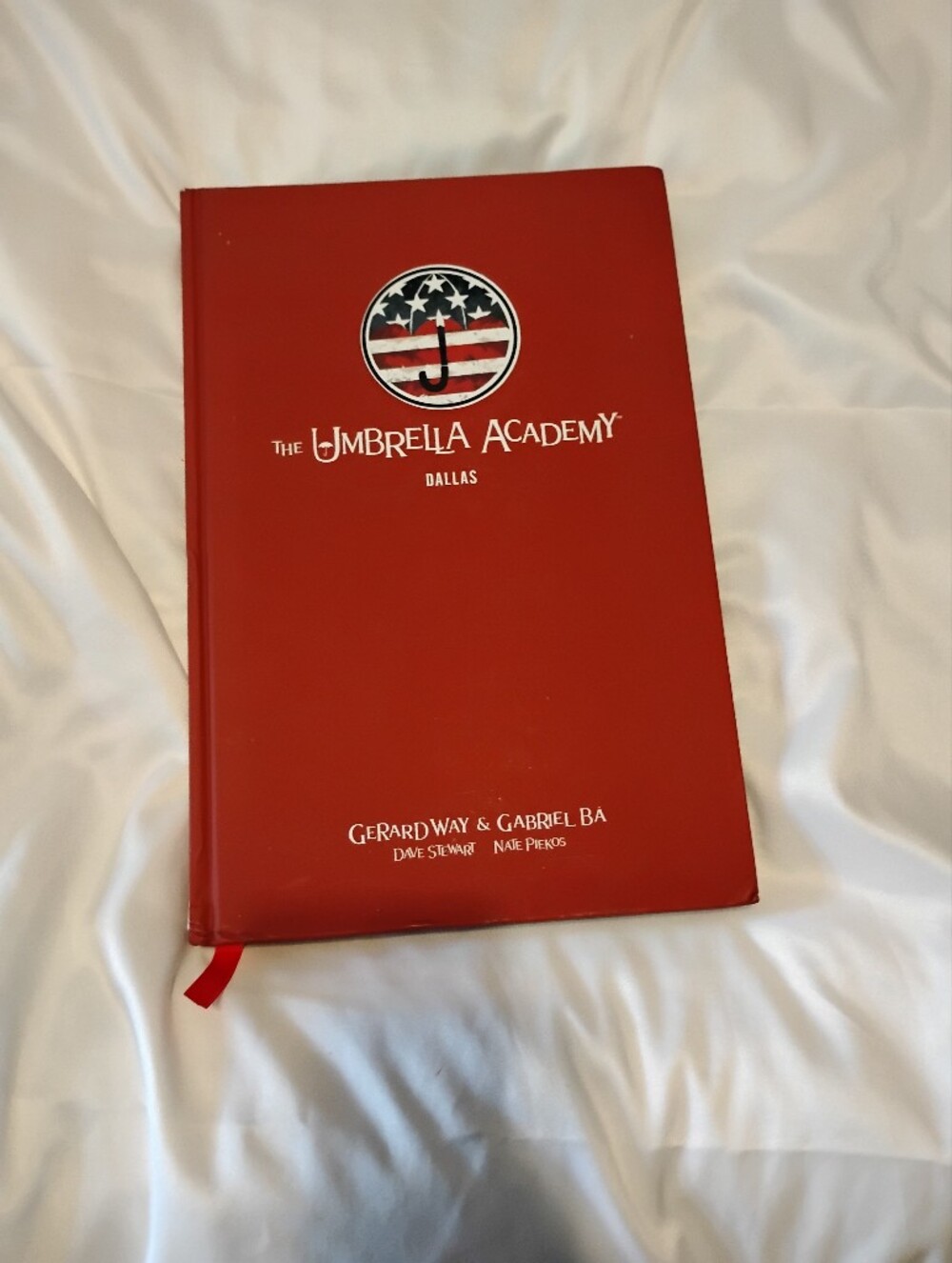 The Umbrella Academy Red Hardcover Graphic Novel